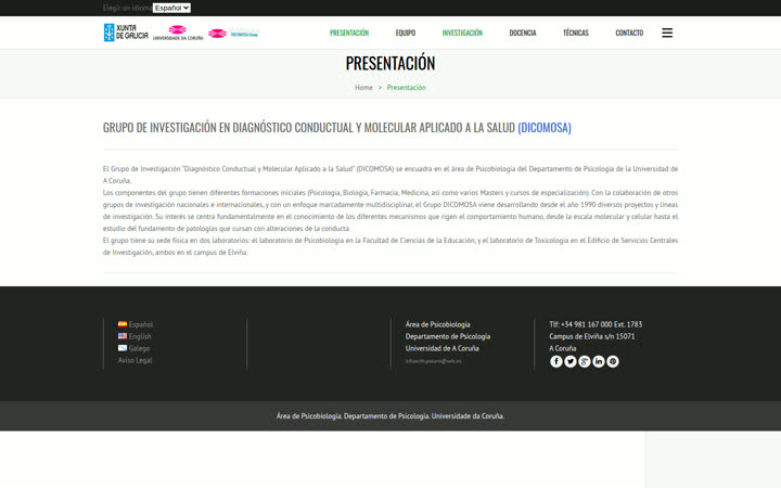 Portada de DICOMOSA