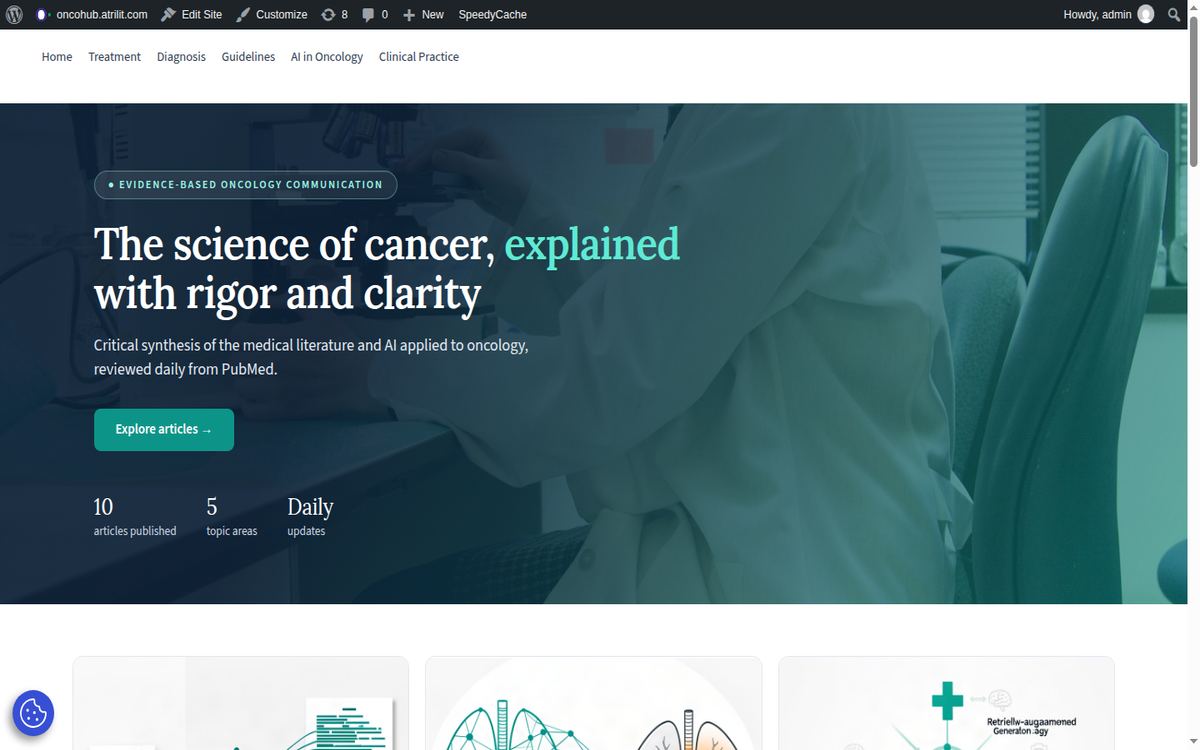 Portada de Oncohub