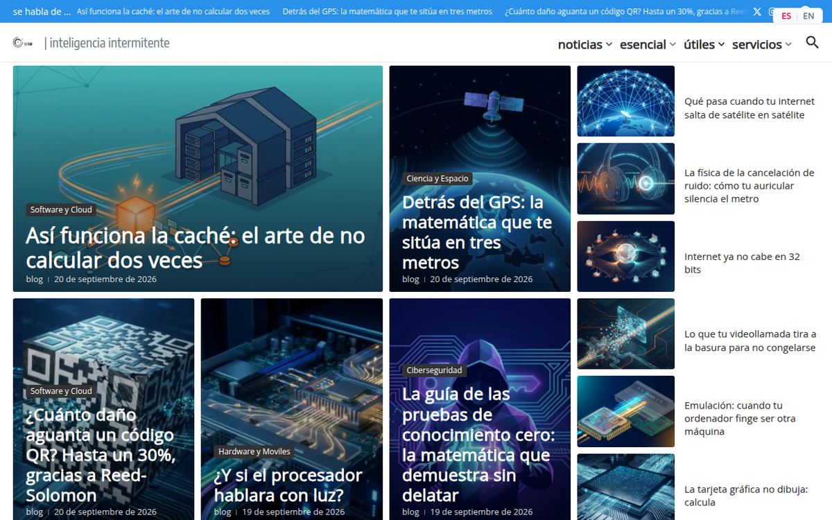 Portada del blog técnico de Atril